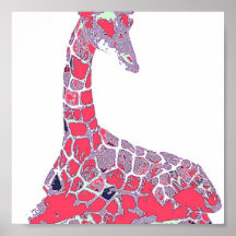 Girafe de bruit posters