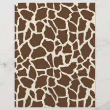 Girafe de papier à double face B du garçon O de sa Tract