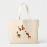 girafe drôle sacs en toile