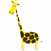 Girafe mignonne Skulpture Découpages En Acrylique