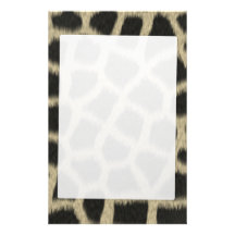 Girafe Papier À Lettre Personnalisable