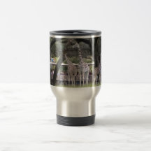 Girafe sur le safari mug