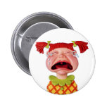 GirlW pleurant Badges Avec Agrafe
