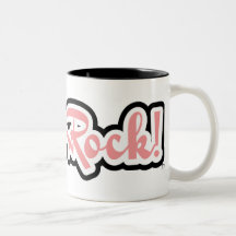 GiRlzRoCk !  Agresseur superbe - rose Mugs À Café