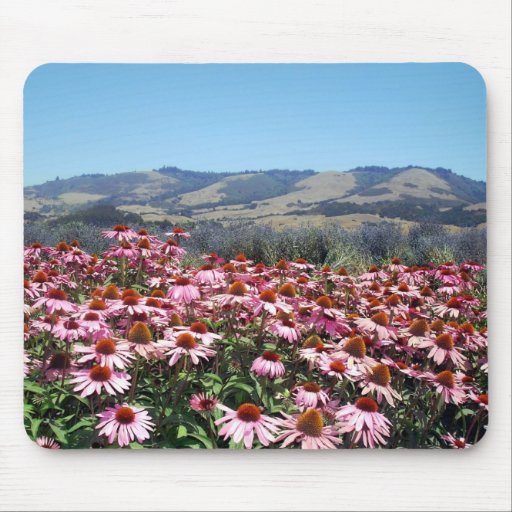 Gisement de fleur rose Mousepad Tapis De Souris