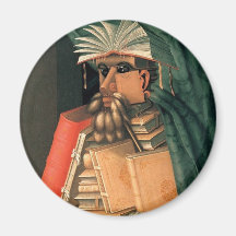 Giuseppe Arcimboldo - le bibliothécaire Aimant Pour Réfrigérateur