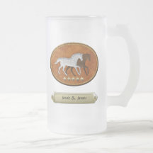 Givré grillant des tasses de souvenir