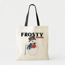 Givré le bonhomme de neige sac