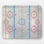 Glace Mousepad de piste d'hockey Tapis De Souris