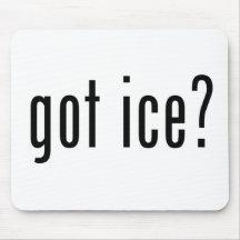 glace obtenue ? tapis de souris