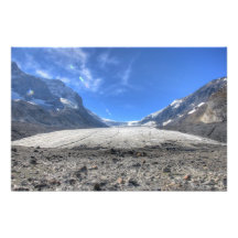 Glacier de Colombie, route express de champs de gl Photographies D’art