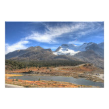 Glacier de Colombie, route express de champs de gl Photographes