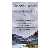 Glacier en parc national de Banff, Alberta, Canada Cartes De Visite Professionnelles