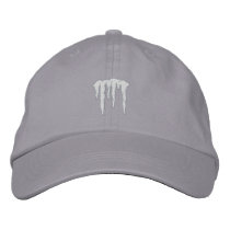 Glaçons casquettes brodées