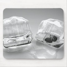 Glaçons de fonte tapis de souris