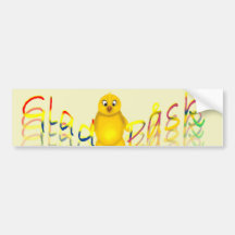 Glad Påsk Autocollant Pour Voiture