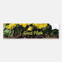Glad Påsk påsklilja Adhésifs Pour Voiture