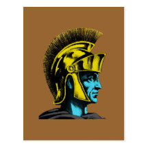 Gladiateur romain graphique cartes postales
