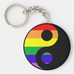 GLBT YinYang Porte-clefs