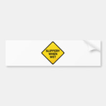 Glissant si humide autocollants pour voiture