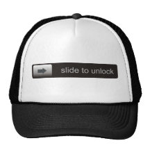 glissez pour ouvrir le message drôle de smartphone casquette