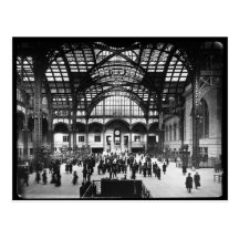 Glissière de lanterne magique de la station NYC 19 Carte Postale