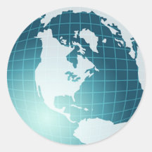 Globe Adhésif Rond