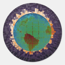 Globe Adhésif Rond