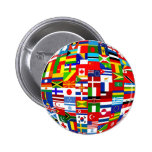 Globe de drapeau badge