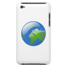 Globe de la terre de planète étui iPod touch