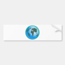 Globe du monde adhésifs pour voiture