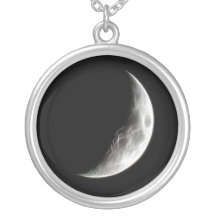 Globe lunaire de planète de lune quarte pendentifs