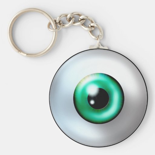 Globe oculaire Keychain Porte-clef