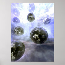 Globes mauvais affiches