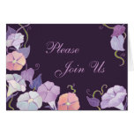 Gloire de matin : Carte de faire-part de mariage