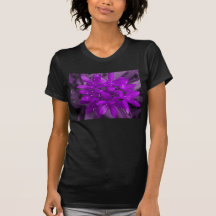 Gloire du T-shirt pourpre de dames de neige