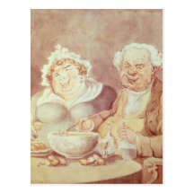Gloutons, c.1800-05 carte postale