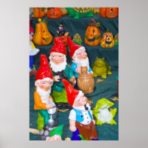 Gnome de jardin affiches