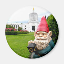 Gnome de pelouse de capitol aimant