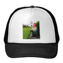 Gnome de pelouse de capitol casquettes de camionneur