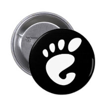 Gnome - Linux - OSS FSF Pin's Avec Agrafe