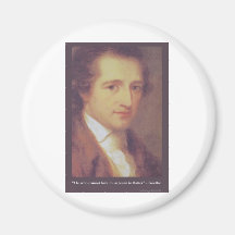 Goethe "amour ou" tasse plus plate de tee - shirt  aimants