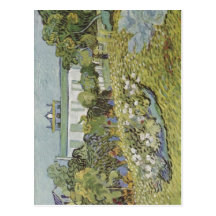 Gogh, Vincent Willem van Der Garten Daubignys 1890 Carte Postale