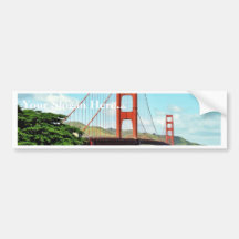 Golden gate bridge à San Francisco Adhésifs Pour Voiture