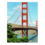 Golden gate bridge à San Francisco Cartes Postales