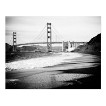 Golden gate bridge carte postale