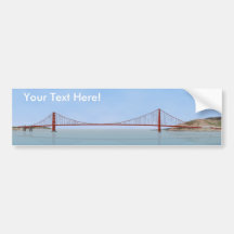 Golden gate bridge : modèle 3D : Autocollant Pour Voiture