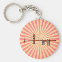 Golden gate bridge : modèle 3D : Keychain Porte-clés