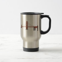 Golden gate bridge : modèle 3D : Tasse de voyage