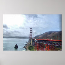 Golden gate bridge poster